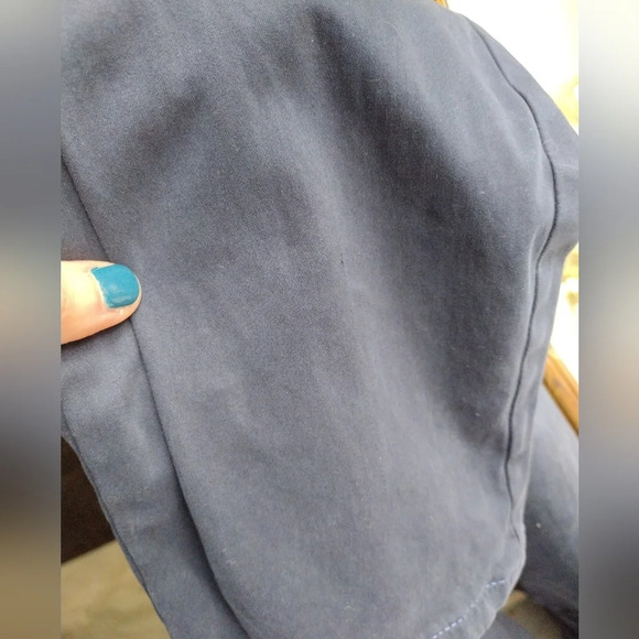 Lila Ryan size‎ 4 navy cropped trouser pants - Picture 5 of 6